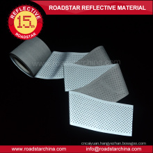 High intensity holes reflective T/C fabric